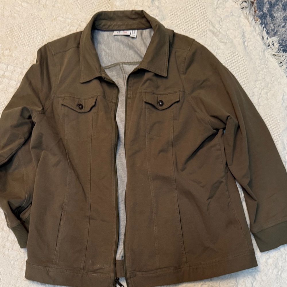 Denim&Co Women's Olive Field Jacket